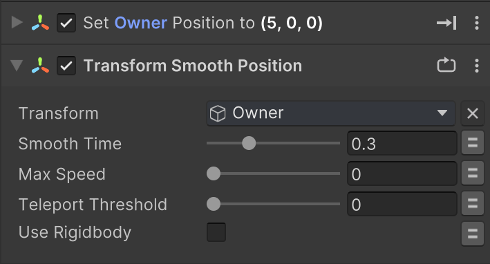 Smooth Position