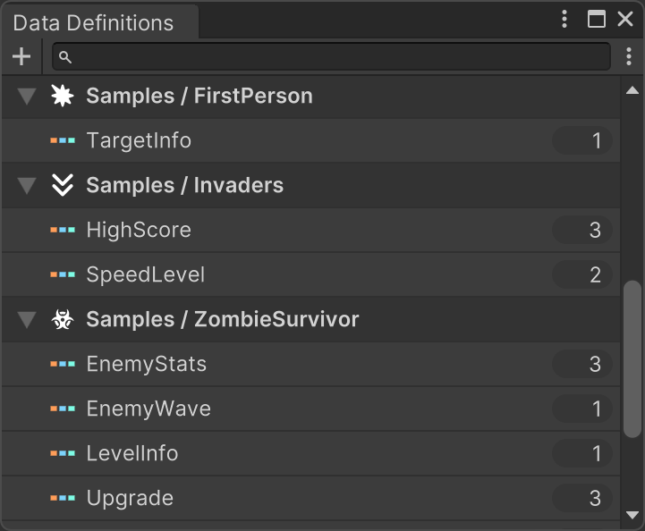 Data Definitions Browser