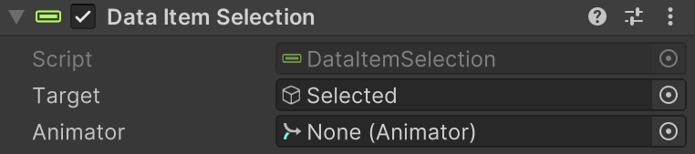 DataItemSelection