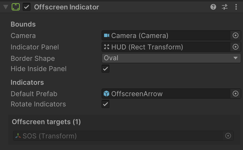 Offscreen Indicator UI