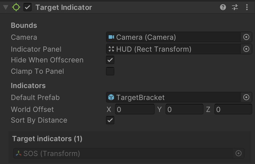 Target Indicator UI