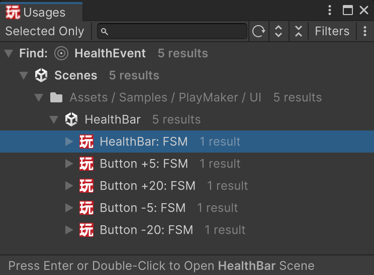 Usages Finder