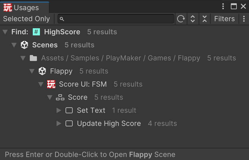 Usages Finder
